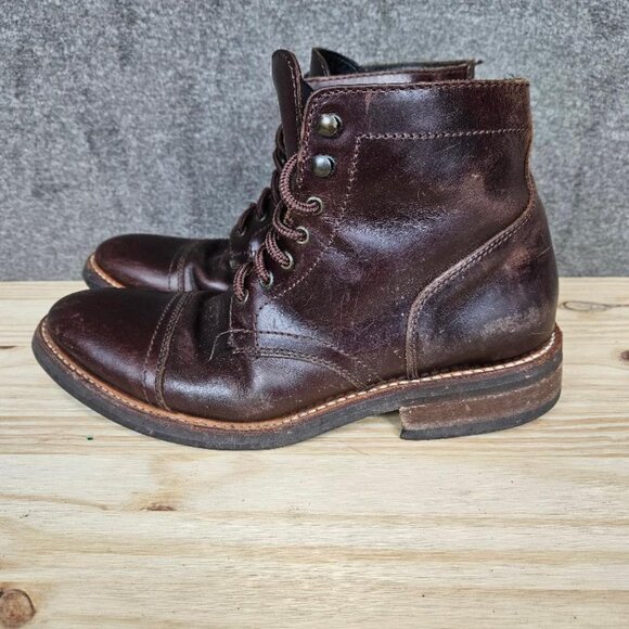Thursday Boots Everyday Men's Brown Leather Lace up Chukka Ankle Boots size 9 - Picture 9 of 16